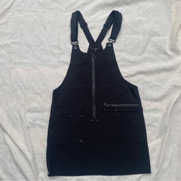 Like New Hair Dressing Overall Unifrom Penn State Pinny BlackPants Size 6 - Picture 5 of 8